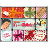 Nostalgic-Art 9pc Magnet Set Birthday 7x9.3x2cm