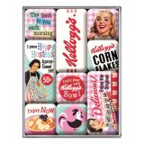 Nostalgic-Art 9pc Magnet Set Kellogg's Happy Hostess 7x9.3x2cm