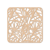 Wooden Coaster Bamboo 10x10x0.3cm
