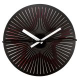 NeXtime Motion Star Wall Clock 30cm - Black