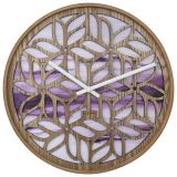 NeXtime Yogi Wall Clock 40cm - Purple