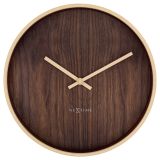 NeXtime Oslo Wall Clock 30cm - Dark Brown