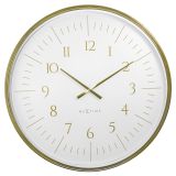 NeXtime Galaxy Large Wall Clock 76cm - White