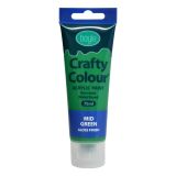 Crafty Colour Acrylics Paint 75ml Mid Green