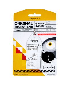 Aviationtag Airbus A319 Fast Jet Co-Branded - White