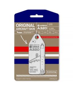 Aviationtag Airbus A320 China Eastern Airlines - White