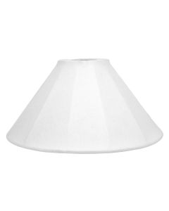 Silk Cone Shade 16x16x7.5cm - White