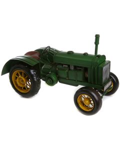 Green and Gold Tractor Metal Collectable 38x18x18cm