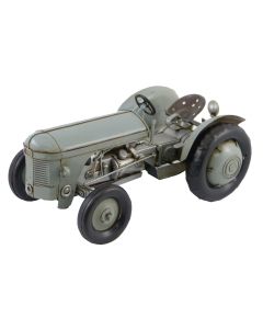 Massey Ferguson TO-20 Tractor Metal Collectable - Grey 35x21x15cm