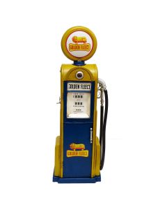 Golden Fleece Pump Metal Collectable with Storage- Yellow and Blue 46x10x16.5cm