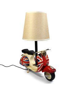USB powered LED Lamp Scooter- Union Jack  29x15x34cm 