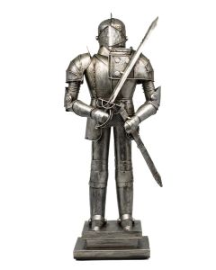 Knight with Sword Metal Collectable 46x19x12cm