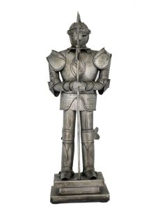 Knight with Spear Metal Collectable 46x17x12cm