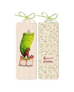 Wooden Bookmark Endless Pleasure 4.5x14cm