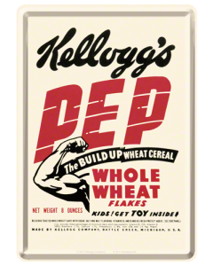 Nostalgic-Art Metal Card Kellogg's Pep 10x14x0.3cm