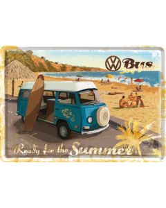 Nostalgic-Art Metal Card VW ready for the summer 10x14x0.3cm