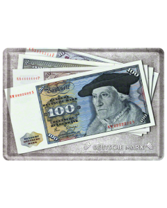 Nostalgic-Art Metal Card Deutschmark 10x14x0.3cm