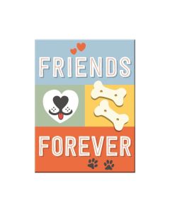 Nostalgic-Art Magnet Friends Forever 6x8x0.2cm