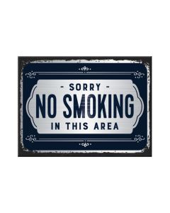 Nostalgic-Art Magnet Sorry, No Smoking 6x8x0.2cm