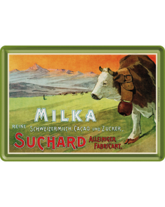 Nostalgic-Art Metal Card Milka Suchard 10x14x0.3cm