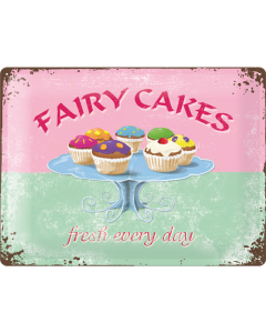 Nostalgic-Art Large Sign Fairy Cakes 30x40x0.5cm