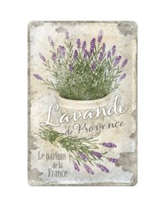 Nostalgic-Art Medium Sign Lavande De Provence 20x30x0.5cm