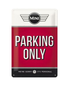 Nostalgic-Art Medium Sign Mini - Parking Only 20x30x0.5cm