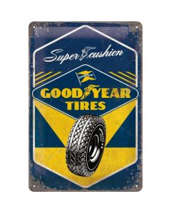 Nostalgic-Art Medium Sign Goodyear - Super Cushion 20x30x0.5cm