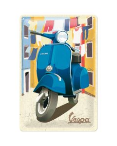 Nostalgic-Art Medium Sign Vespa - Italian Laundry 20x30x0.5cm
