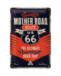 Nostalgic-Art Medium Sign Route 66 Ultimate Road Trip 20x30x0.5cm