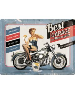 Nostalgic-Art Large Sign Best Garage 30x40x0.5cm