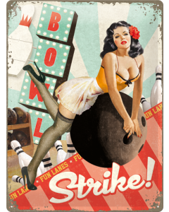 Nostalgic-Art Large Sign Strike 30x40x0.5cm