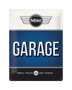 Nostalgic-Art Large Sign Mini - Garage Blue 30x40x0.5cm