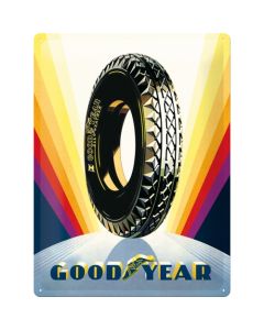 Nostalgic-Art Large Sign Goodyear - Rainbow Wheel 30x40x0.5cm