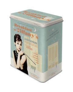 Nostalgic-Art Tin Storage Box Large Breakfast@Tiffany's 10x14x20cm