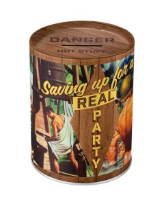 Nostalgic-Art Money Box Party Boys 10x10x12cm
