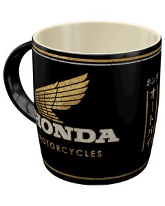 Nostalgic-Art Ceramic Mug Honda MC Motorcycles Gold 9x9x9cm