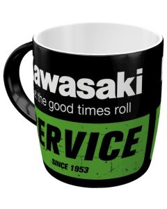 Nostalgic-Art Ceramic Mug Kawasaki Service 9x9x9cm