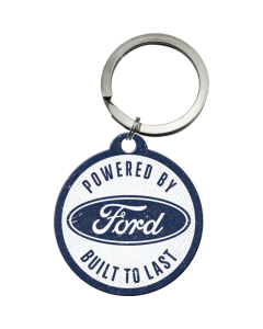 Nostalgic-Art Keyring Round Ford - Built To Last 7.5x4x0.3cm