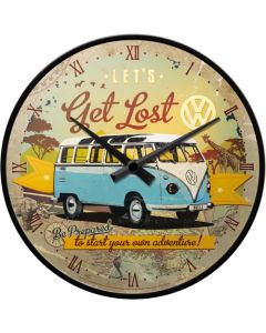 Nostalgic-Art Wall Clock VW Get Lost 30cm 