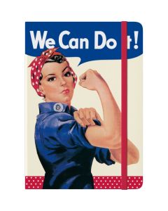 Nostalgic-Art Notebook We Can Do It 21x15x2cm