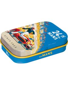 Nostalgic-Art Mint Box 24h Le Mans Racing Poster Blue 4x6x2cm 4x6x2cm