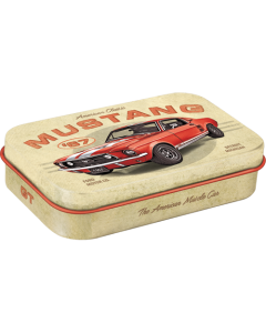 Nostalgic-Art Mint Box XL Ford Mustang - GT 1967 Red 10x6x2cm