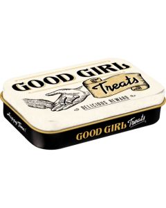 Nostalgic-Art Pet Treat Storage Tin Good Girl Treats 9.5x6x2cm