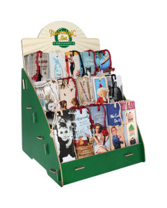 Nostalgic-Art Stand: Wooden Bookmark Display