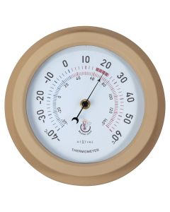 NeXtime Lily Outdoor Thermometer 22cm - Brown