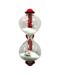 Dulton Magnetic Sandglass Kitchen Timer 8.5x7x3cm - Red