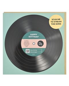 Say It With Songs Greeting Card - Happy Birthday - Altered Images 16.5x16.4cm (Pack of 6)